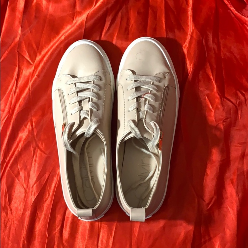 Creamy Pink Calvin Klein Shoes